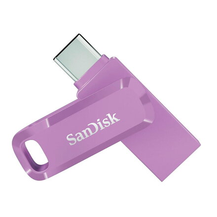 SanDisk Ultra Dual Drive Go USB Type-C, 400 MB/s 128 GB, levendula