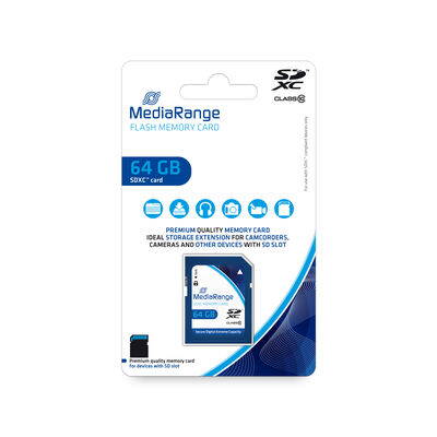 MediaRange 64GB SDXC CL10 