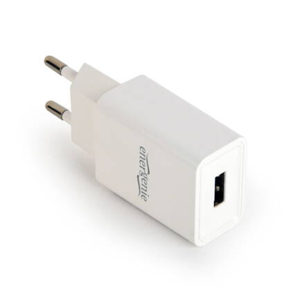 GEMBIRD hálózati USB töltő, 2,1 A, fehér EG-UC2A-03-W