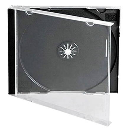 Mediarange CD-Box 10,4 mm Single Black tray