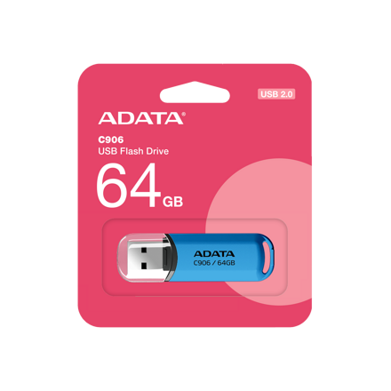 ADATA USB kľúč 64GB C906 blue 2.0