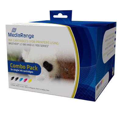 Mediarange Brother LC980/LC1100 Multipack