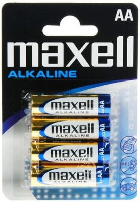 Maxell Alkaline AA LR6 4PK Blister