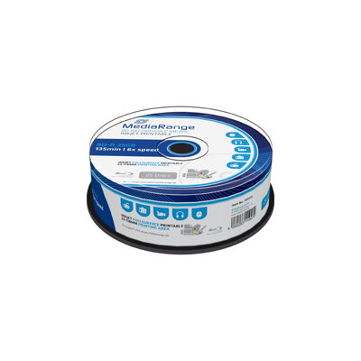 Mediarange BD-R 6X 25 GB Print Cake 25