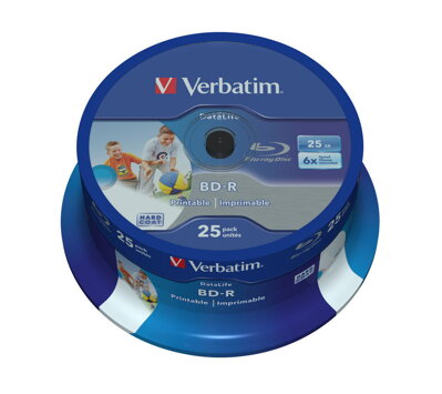 Verbatim BD-R 6X 25GB HTL Print Cake 25