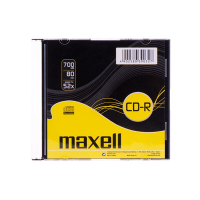 Maxell CD-R 52x 700MB Slim Case 1PK