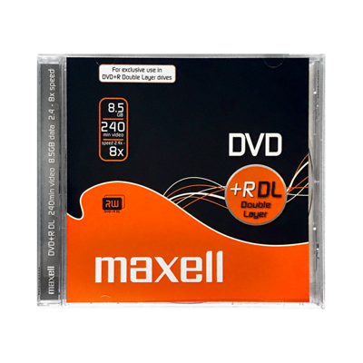 Maxell DVD+DL 8x 8,5GB Jewel Case  1ks
