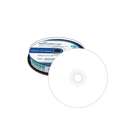 Mediarange DVD+R DL 8X 8,5GB Print Cake 10