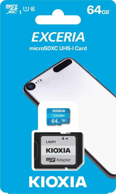 Kioxia microSD 64GB M203 UHS-I U1 adapter Exceria