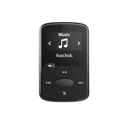 Sandisk CLip Jam MP3 prehrávač 8GB, microSDHC, Radio FM, čierny