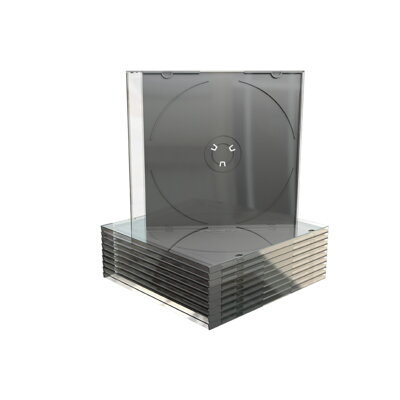 MediaRange CD-Box 5,2 mm Single Black tray *10Pack