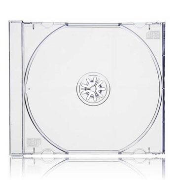 CD-Box 10,4 mm Single Clear tray 