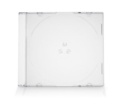 MediaRange CD-Box 5,2 mm Single White tray