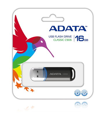 Adata USB 16GB C906 Black 2.0