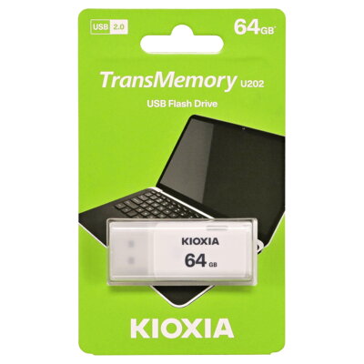 Kioxia USB Hayabusa U202 64GB USB 2.0 White