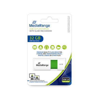 Mediarange USB 32GB Green  2.0