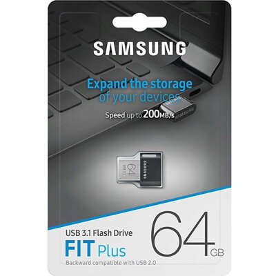 Samsung FIT Plus Gray USB 3.1 flash memory - 64GB 200Mb/s