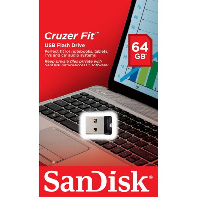 Sandisk USB 64GB Cruzer Fit 2.0