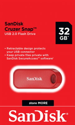 Sandisk Cruzer Snap 2.0 Global 32 GB red
