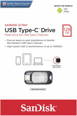 Sandisk Ultra USB Type-C Flash Drive 128GB (150 MB_s)