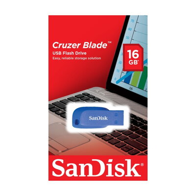 SanDisk Cruzer BLADE 16GB USB 2_0 flashdisk BLUE