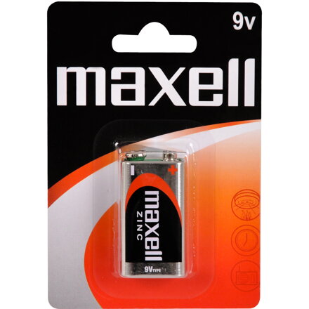 Maxell Zinc 9V 6F22 Blister