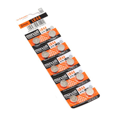 Maxell Alkaline LR 44, 2PK
