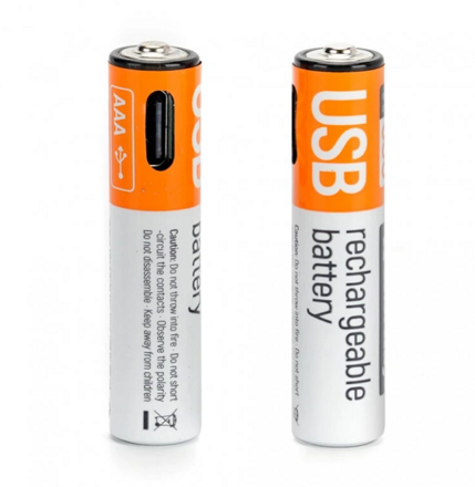 ColorWay újratölthető akkumulátor AAA Type-C 590 mAh 1.5V (2db)
