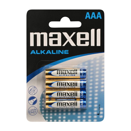 Maxell Alkalické batérie AAA LR03 4PK Blister