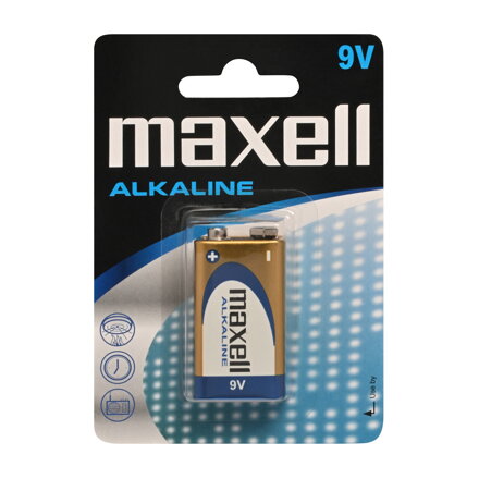 Maxell Alkalická batéria 9V 6LR61 1ks/Blister