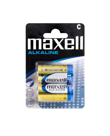 Maxell Alkaline  LR-14 2PK Blister