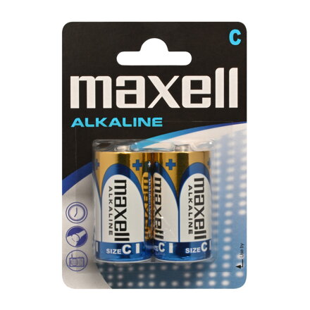 Maxell Alkalické batérie  LR-14 2/Blister