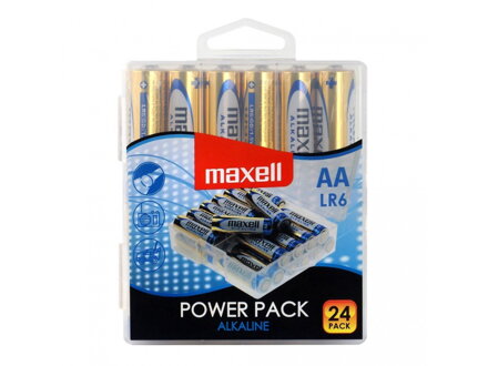Maxell Alkaline AA LR6 24PK POWER PACK