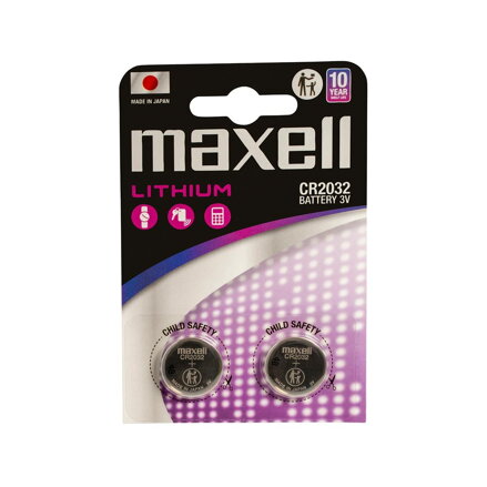 Maxell Lítiová batéria CR2032 2/Blister