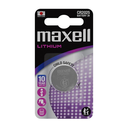 Maxell Lítiová batéria CR2025 