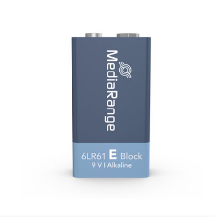 MediaRange premium alkalická batéria, 9V|6LR61