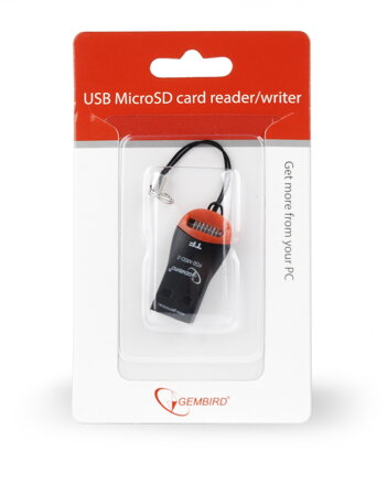 GEMBIRD Čtečka karet, microSD, USB 