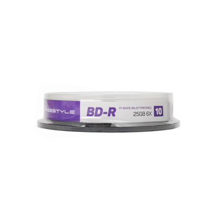 Freestyle BD-R 25 GB s potlačiteľným povrchom 6X Cake 10