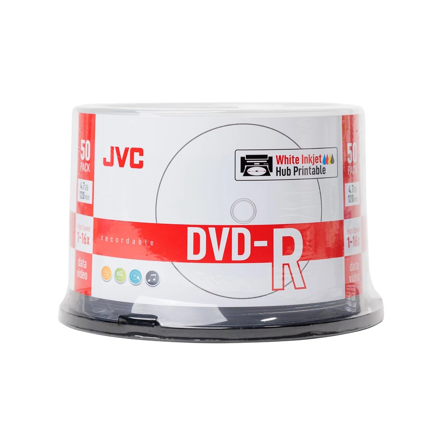JVC DVD-R 16X 4,7GB printable cake 50
