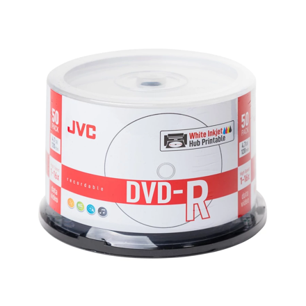 JVC DVD-R 16X 4,7GB printable cake 50