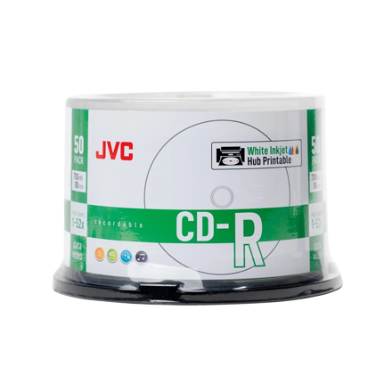 JVC CD-R 52X 700MB printable cake 50