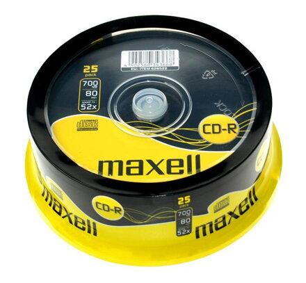 Maxell CD-R 52x 700MB Cake 25