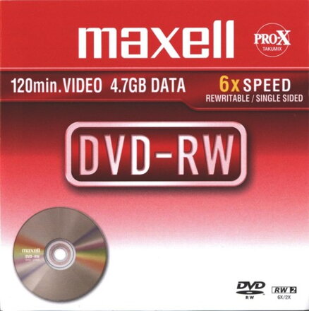 Maxell DVD-RW 6x Jewel Case