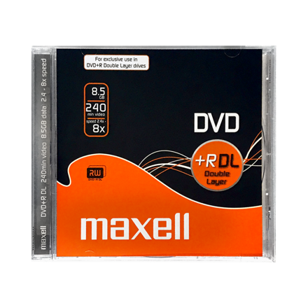 Maxell DVD+DL 8x 8,5GB Jewel Case 