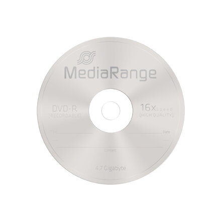 Mediarange DVD-R 16x 4,7GB shrink 25