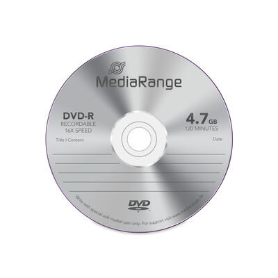 Mediarange DVD-R 16x 4,7GB shrink 100