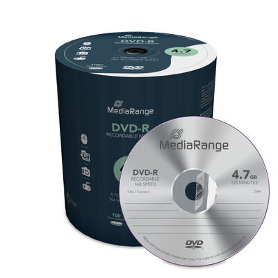 Mediarange DVD-R 16x 4,7GB shrink 100