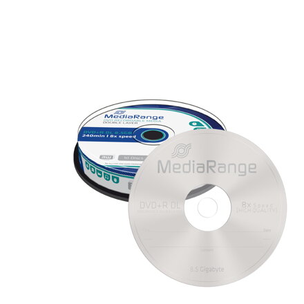 Mediarange DVD+R DL 8X 8,5GB Cake 10