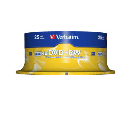 Verbatim DVD+RW 4X Cake 25