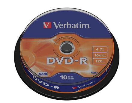 Verbatim DVD-R 16x 4,7GB Cake 10